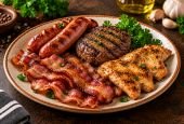 Bacon Kransky Beef Patty Extra Chicken