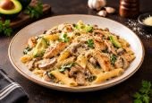 Chicken and Mushroom Pasta